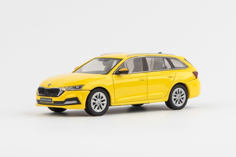 Abrex Škoda Octavia IV Combi 1:43 Žlutá Telecom